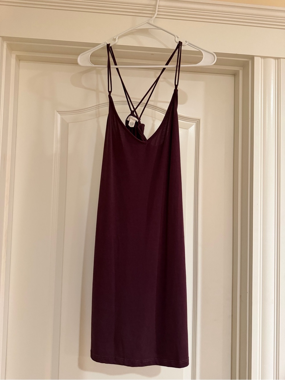 Full Tilt Plum Double-Strap Camisole Dress